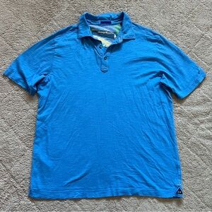 Tommy Bahama Blue Pima Cotton Lightweight Polo Men’s Size M
